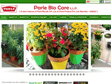 Tablet Screenshot of parlebio.com